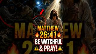 🔥"The Secret to Overcoming Temptation"🔥| Matthew 26:41 #jesus #faith #bibleverse #prayer #fyp #viral