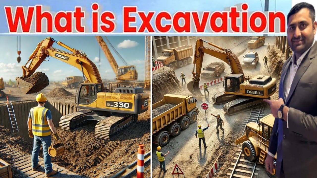 What is Excavation? | Definition | Explained in Hindi & Urdu 