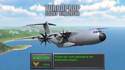 TURBOPROP FLIGHT SIMULATOR windfarm