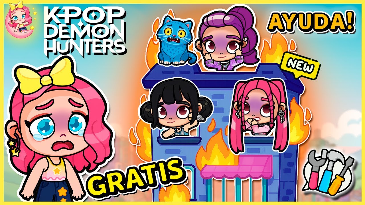 🎤🔥 K-POP Demon Hunters | Decoramos GRATIS la Casa de las Guerreras K-POP en Avatar World 🏡✨