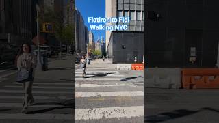Walking NYC Flatiron to Fidi #nyc #walking #fidi #travel #manhattan #ilovenewyork #newyorklife #nyc
