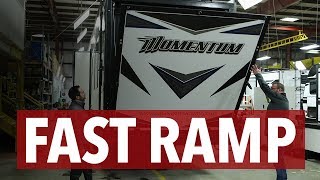 Easy to Use FAST Ramp for Grand Design Momentum Toy Hauler