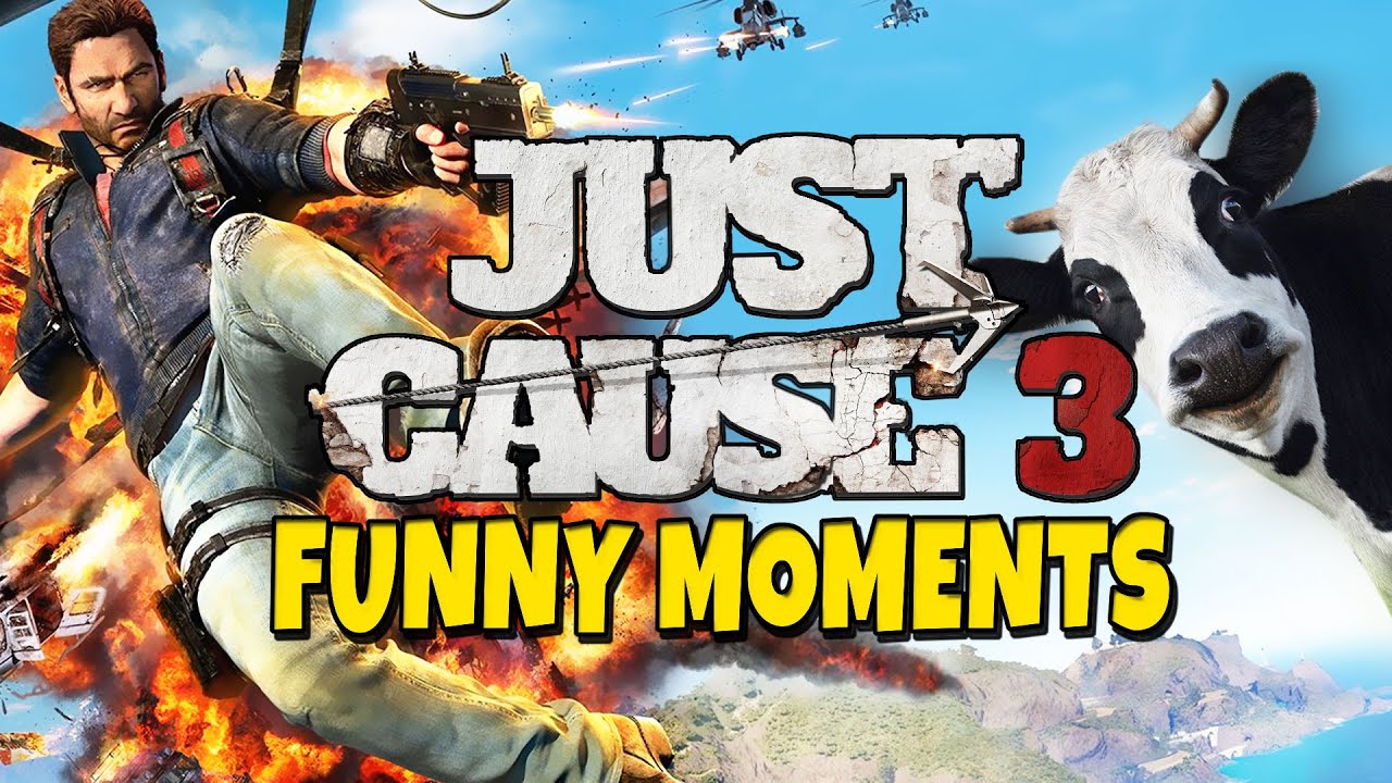 Just Cause 3 - Funny Moments - Yust Cows 3 - YouTube