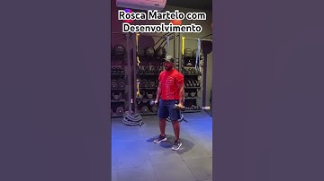 Rosca Martelo com Desenvolvimento com Halteres - Robinho Silva