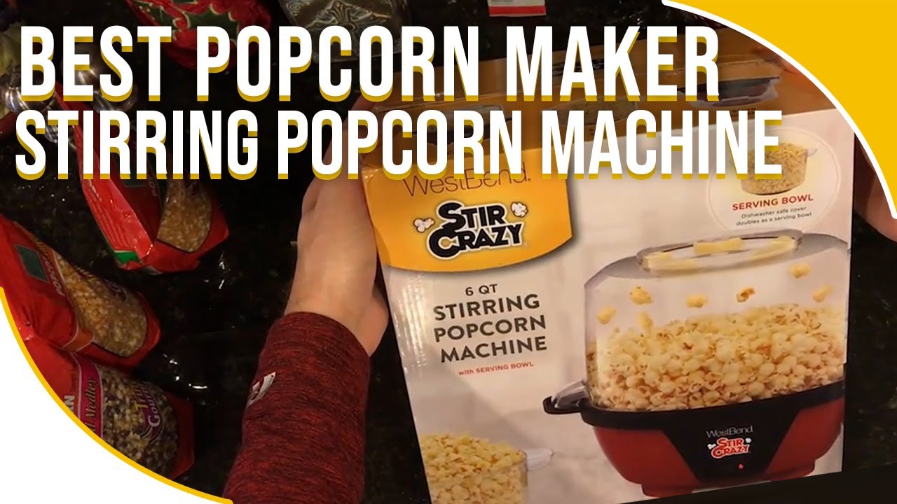 West Bend Stir Crazy® Popcorn Machine & Reviews