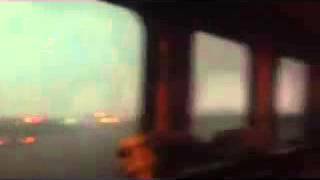Severe Weather New Orleans from the deck of ship
