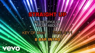 Paula Abdul - Straight Up (Karaoke)