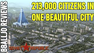 Over 200000 Citizens in Workers and Resources: Soviet Republic | Map Review