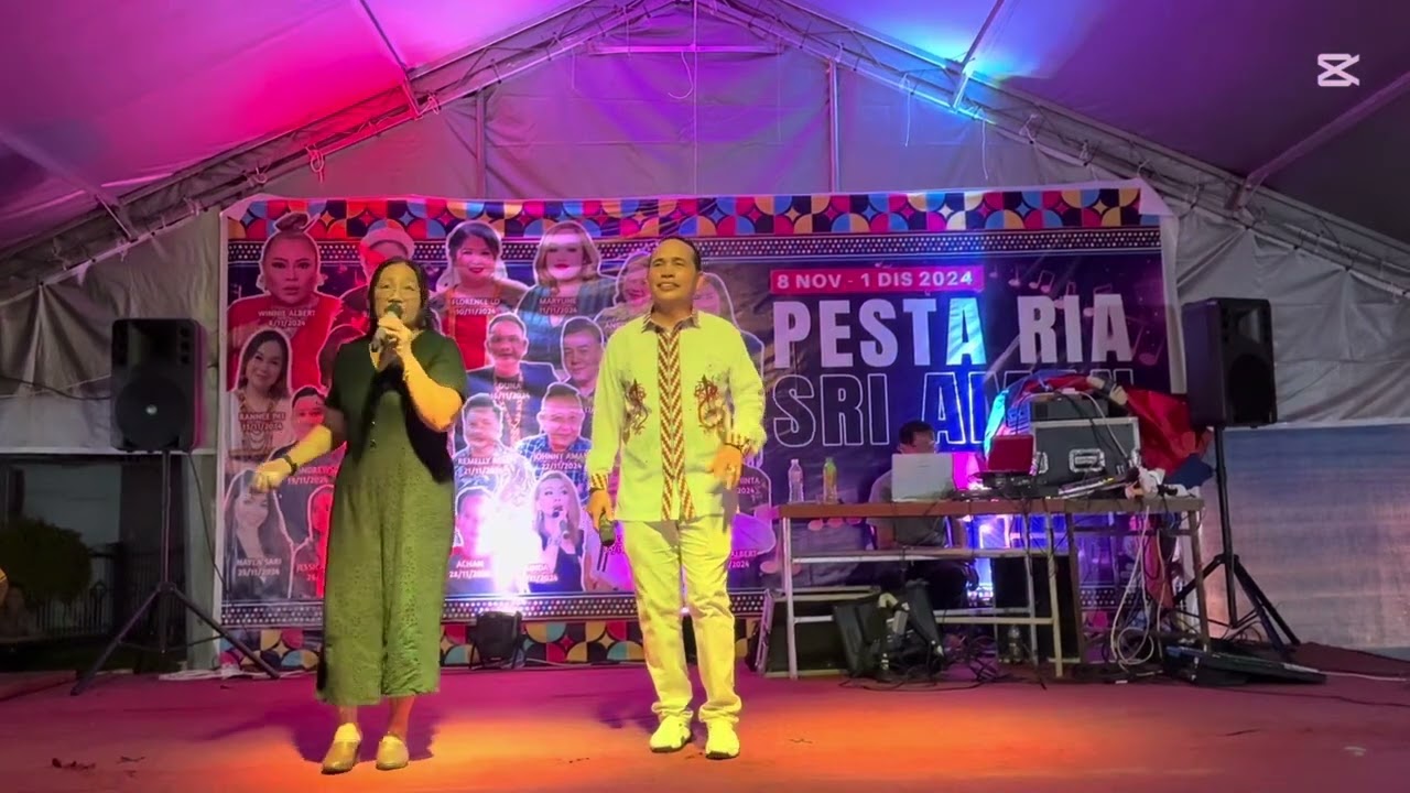 Berduet Enggau Penyanyi RICKY EL Sempena Pesta Ria Sri Aman | Pesta Benak 2024 | Kunsi Syarikat