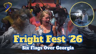 Six Flags Over Georgia Fright Fest 2026! 💀