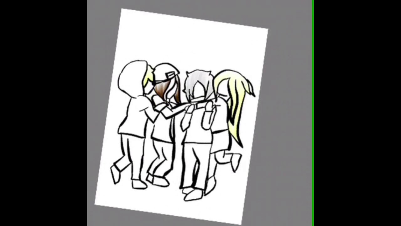 Me and three of my OCS speedpaint - YouTube