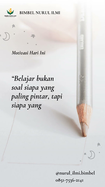 Kamu Gak Perlu Jenius, Cukup Konsisten Belajar!#belajarmenyenangkan #sekolah #belajaritumenyenangkan