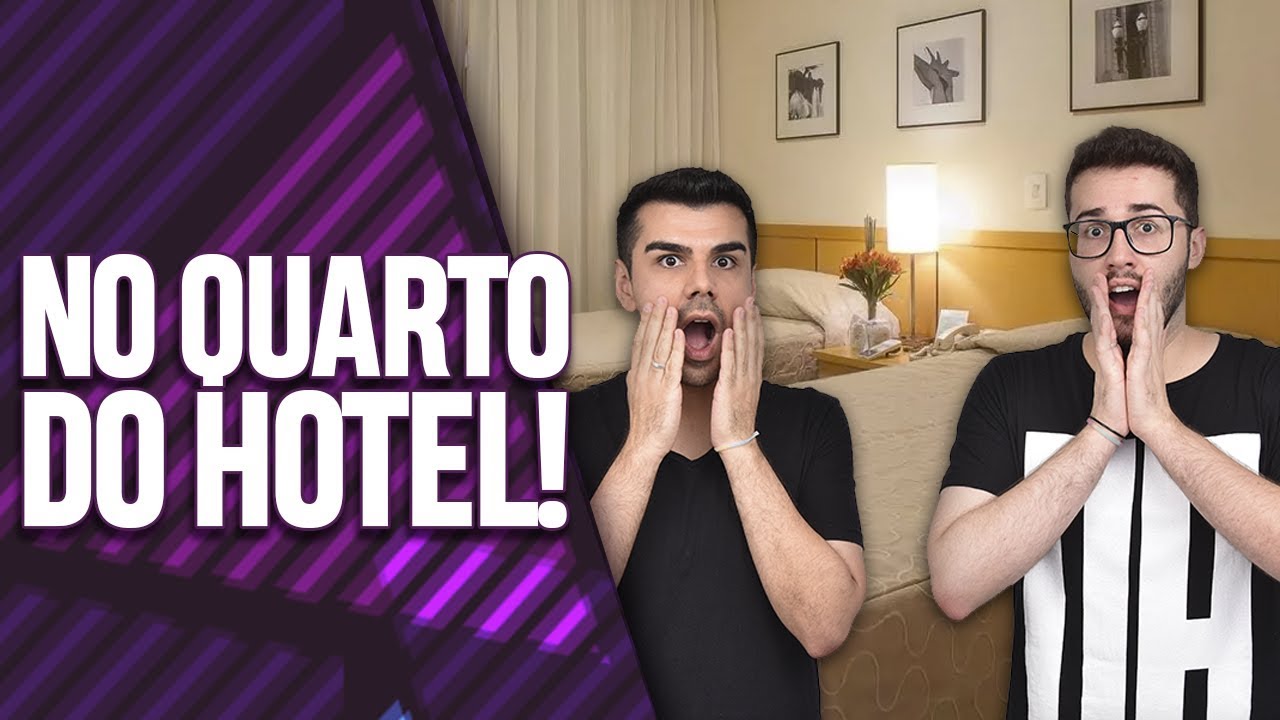 TOUR PELO NOSSO QUARTO DE HOTEL! | Virou Festa