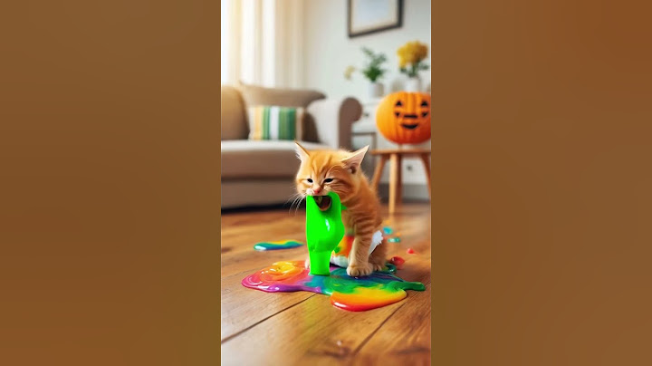 😱 The kitten Who Threw Up GREEN SLIME! 🐱💚🤢 #cattales #cat #catcartoon #funny #catcartoon #catshorts