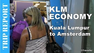 Review KLM - Boeing 777 Economy Class Flight from Kuala Lumpur to Amsterdam Schiphol Airport