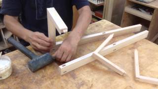 傘立て　木製　ハンドメイド　デザイン（ＣＬＵＮＫ　製作３）
