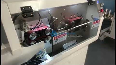 Auto Multi-core Cable Cutting Stripping Machine Working with Cable Feeder System YH-8030H + YH-680W