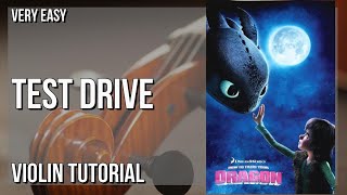 SUPER EASY: How to play Test Drive (How to Train Your Dragon) by John Powell on Violin (Tutorial)