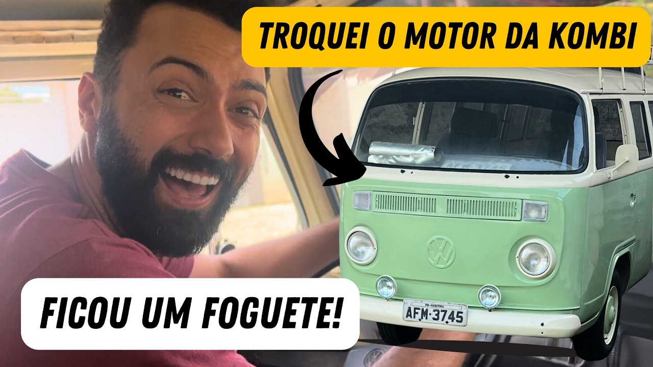 Desafio 24HRS: Instalamos o MELHOR Motor na Kombi!