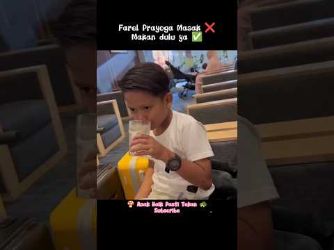 farel prayoga imut banget saat makan #farelprayoga