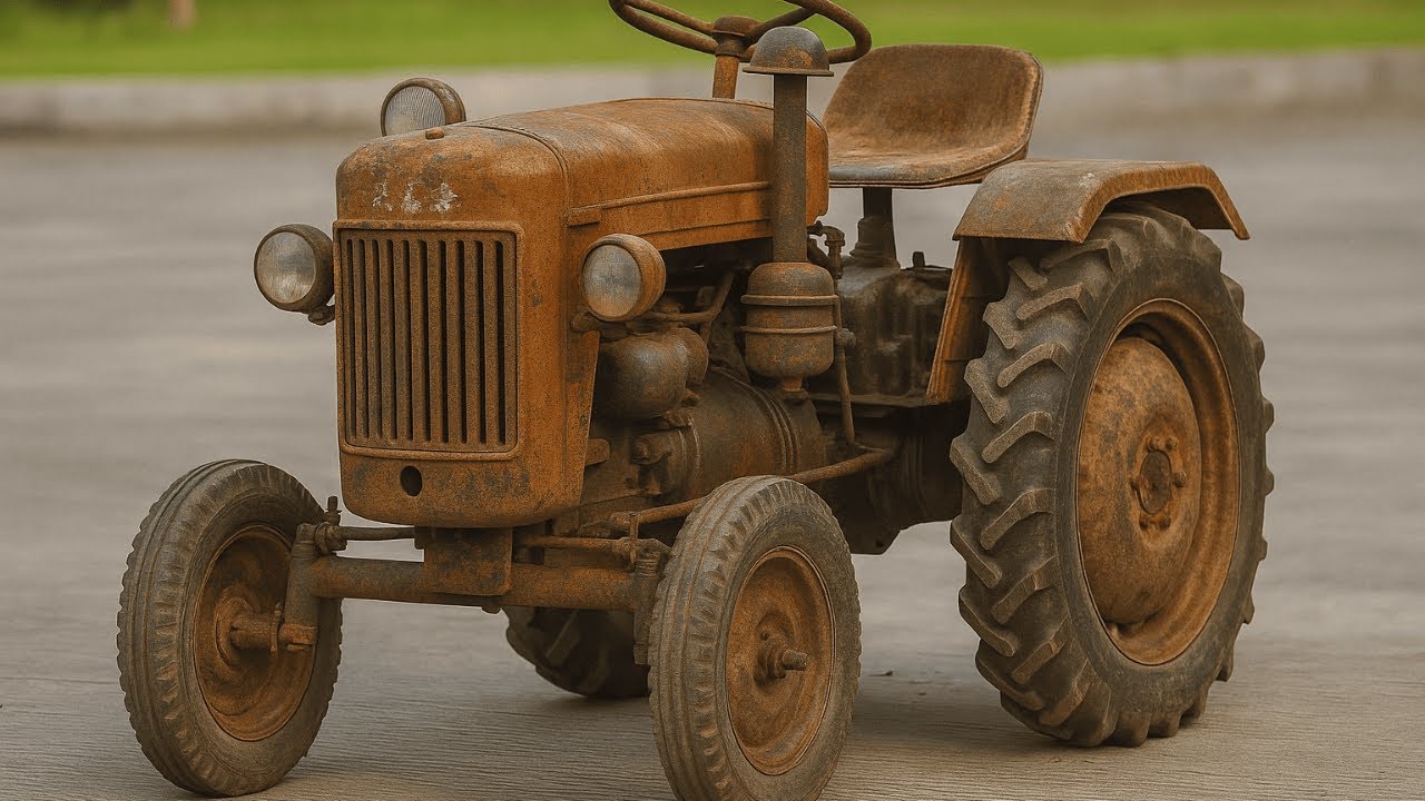 Complete Restoration and Repair of a Classic Tractor Over 60 Years Old