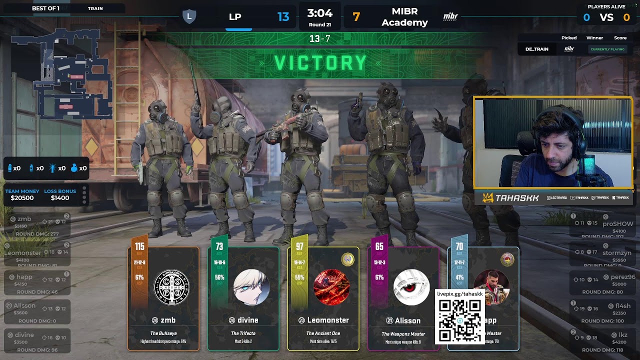 MIBR Academy vs Largados y pelados - Liga Gamers Club 2025 Serie A October Cup