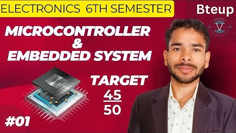 Microcontroller and embedded systems polytechnic #6thsemester #electronicsengineering #education