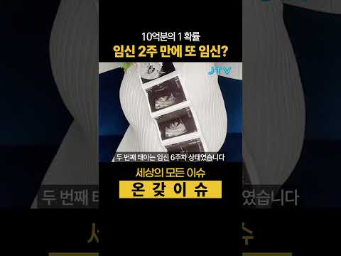 [온갖이슈] <strong>임신</strong> 2주 만에 또 <strong>임신</strong>? 10억분의 1 <strong>확률</strong>