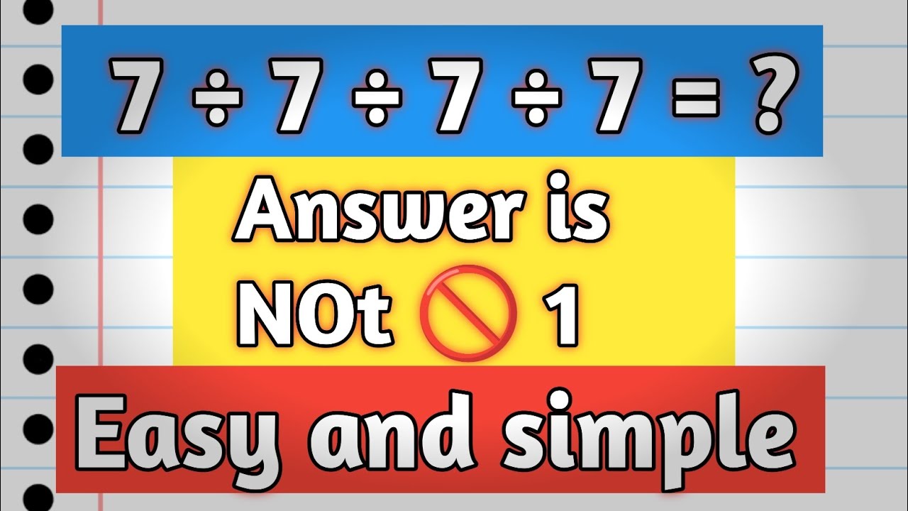 Simple Math problem which can fool you guys easily | Math Olympiad Question | 