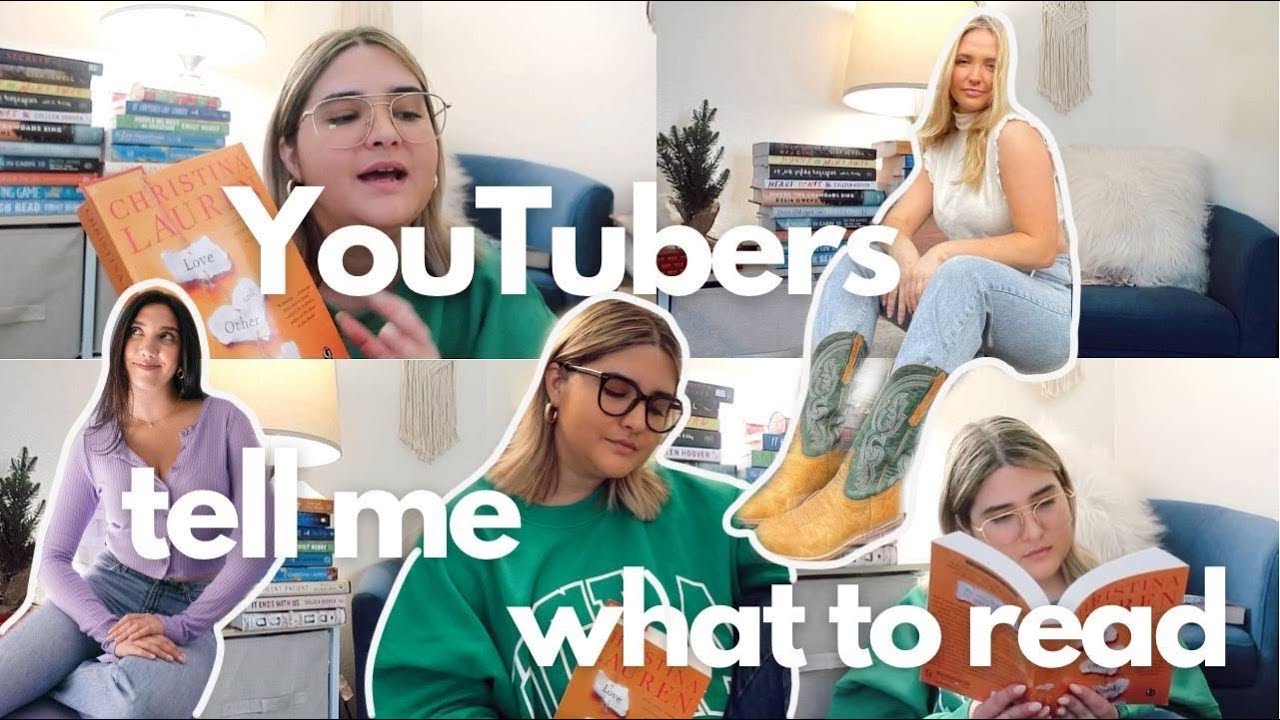 YOUTUBERS TELL ME WHAT TO READ| Kenzie Elizabeth, Brooke Miccio, Isabella Gerli,Sara Carrolli & more