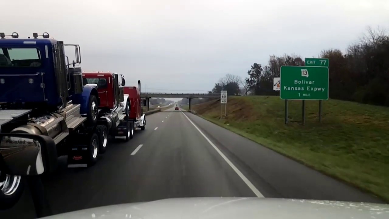 BigRigTravels LIVE! Springfield to Eldon, Missouri I44, MO 5, US 54