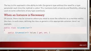 Efficiently Using C#  Generic Collections in Non-Generic Classes