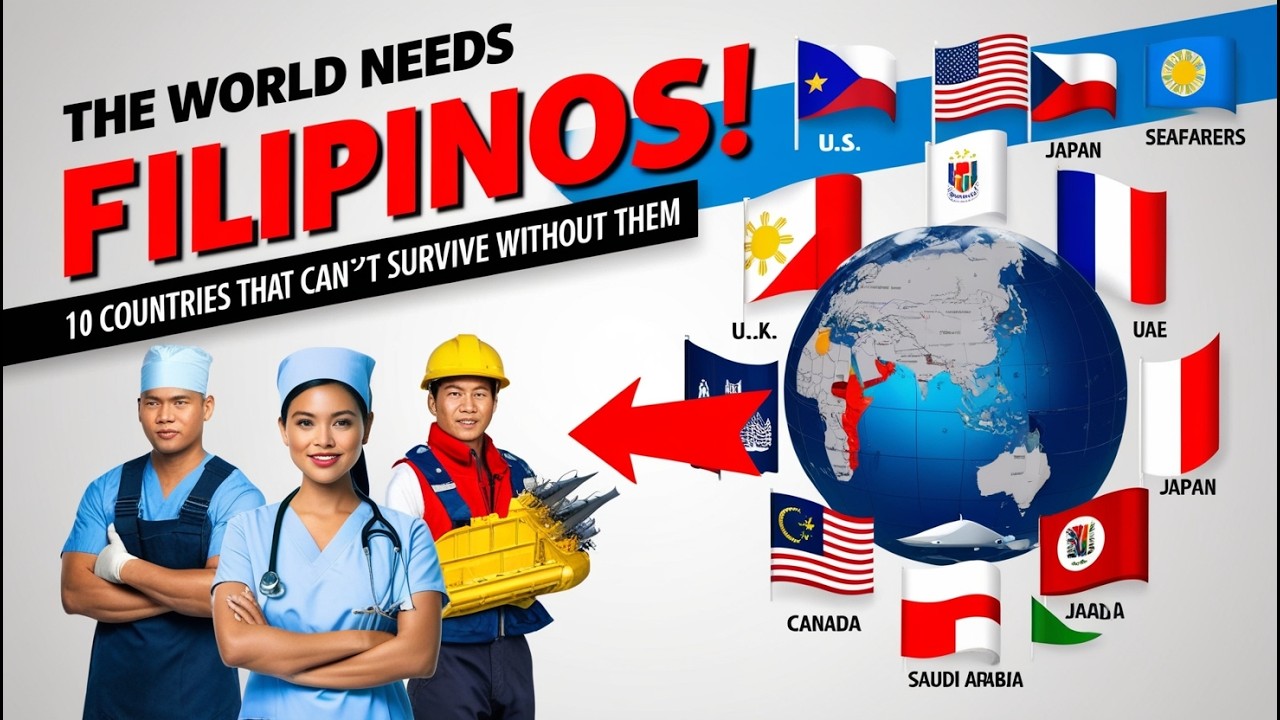 How Filipinos Are Keeping These 10 Countries Running!