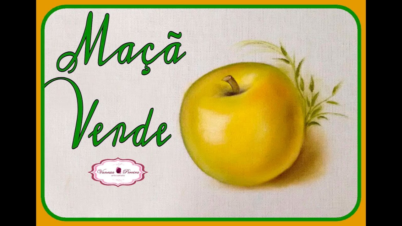 Pintando MAÇÃ VERDE