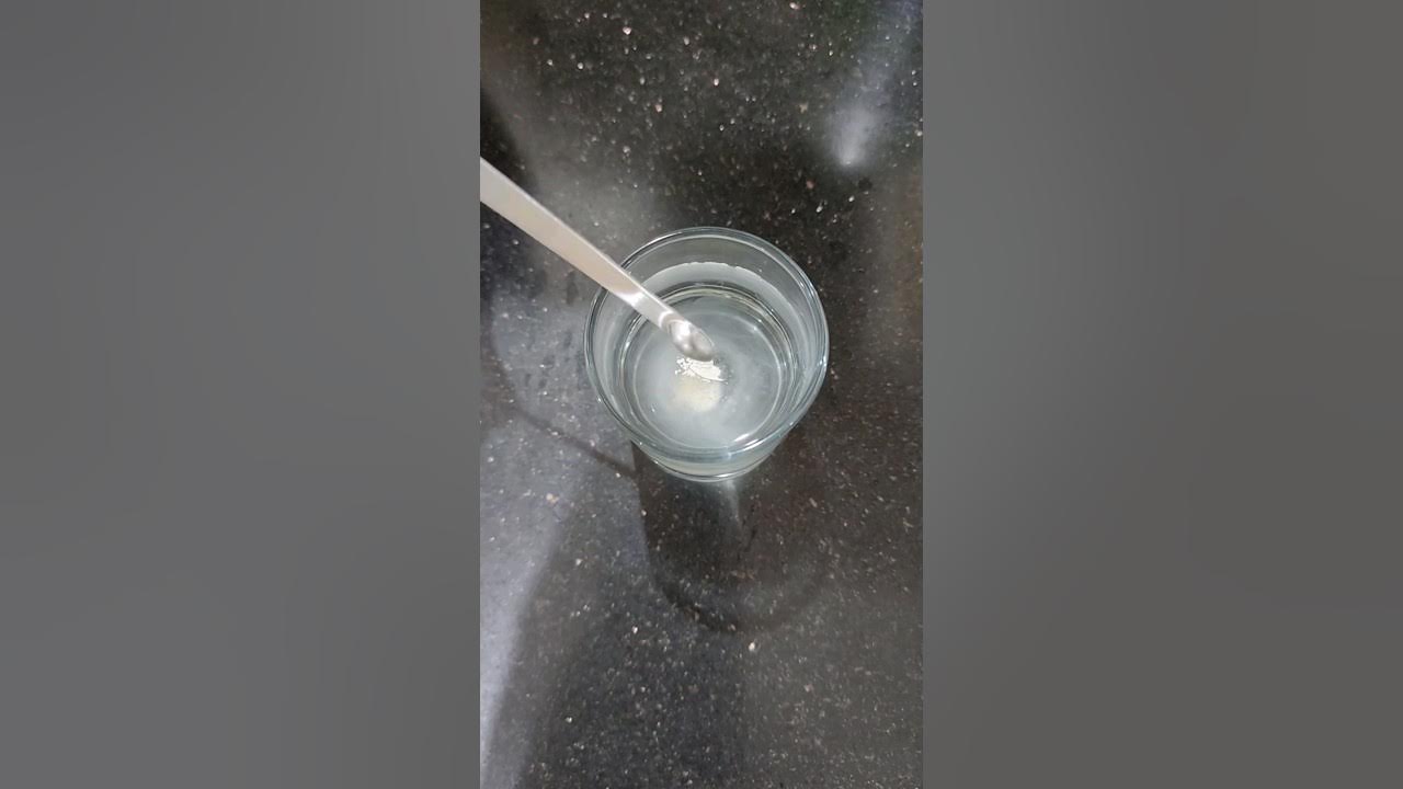 Powder dissolve in water reverse YouTube