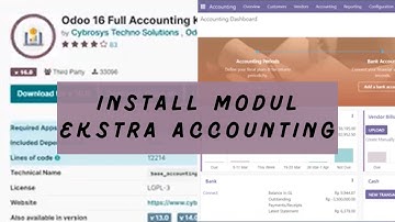 Install Modul Ekstra Accounting Odoo 16