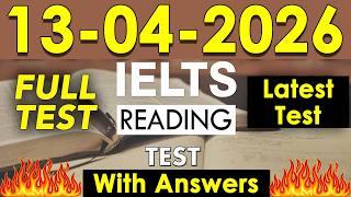 IELTS Reading Practice Test #14🔥 | Full Test with Answers & Explanation | Band 7+