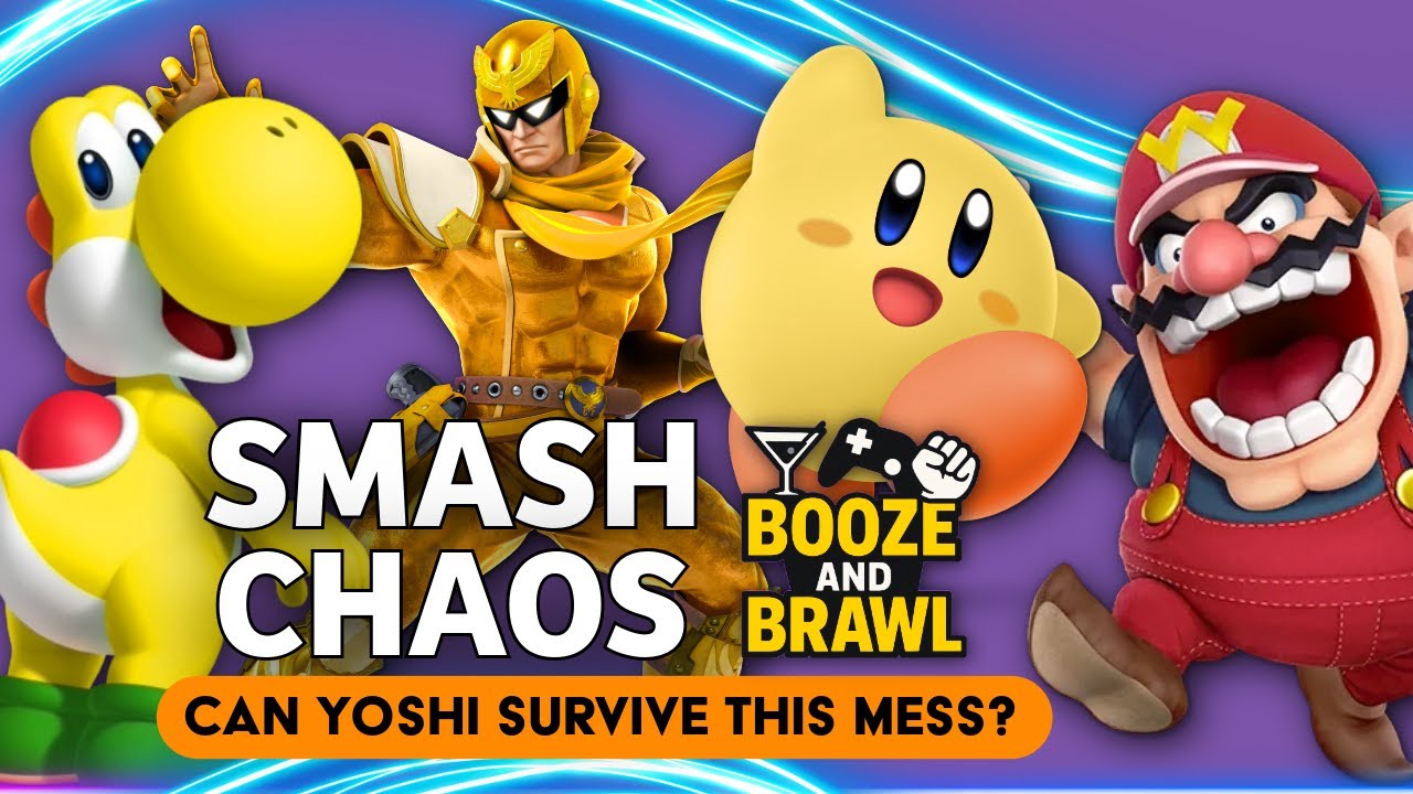 YOSHI takes On CAPTAIN FALCON, KIRBY, and WARIO | Smash Bros Ultimate Highlights