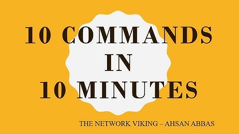 10 MUST KNOW Commands in 10 Minutes - Cisco Email Security Appliance.