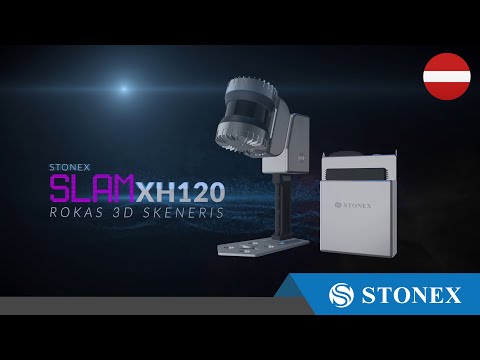 Stonex SLAM XH120 ROKAS 3D SKENERIS