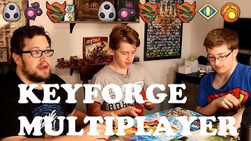 How to play KeyForge Multiplayer - Cardboard Box Games Style