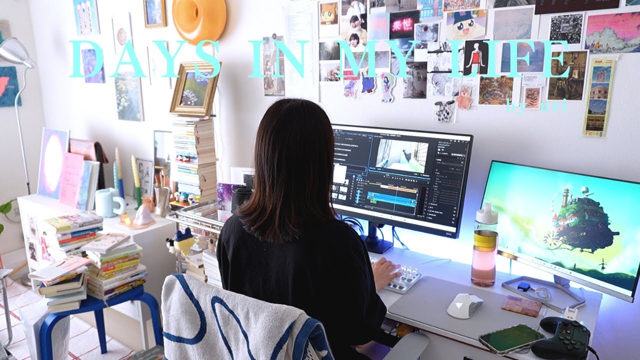 [ vlog ] 朝から活動して一日を長くする一人暮らしの2日間☀️｜お部屋のプチ模様替え｜カフェ活・読書etc...