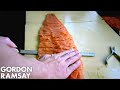 Slicing Smoked Salmon | Gordon Ramsay