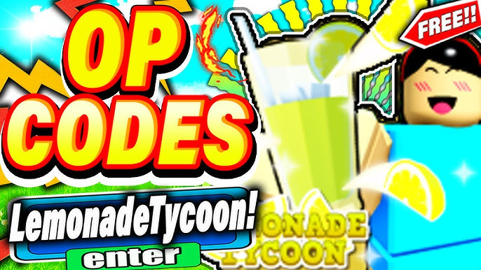 Lemonade Tycoon – Free codes (December 2023) - Xfire