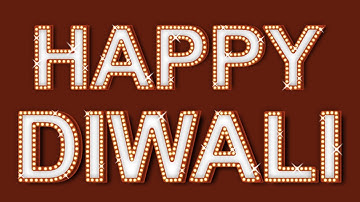 Happy Diwali Light Text Effect - CorelDRAW Tutorial