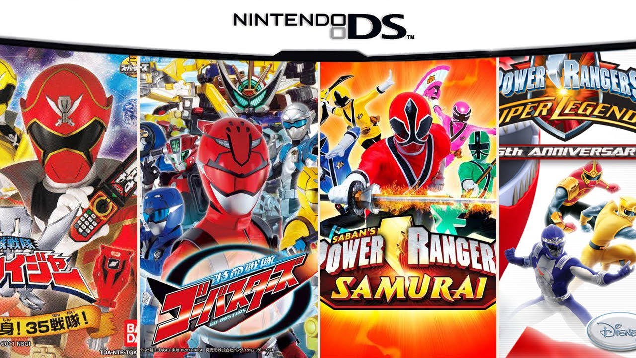 Power Rangers & Super Sentai Games for DS