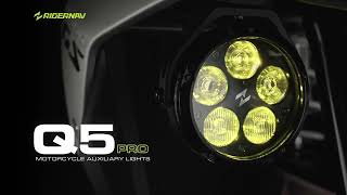 RiderNav Q5 Pro Premium Motorcycle Fog Light System Singapore