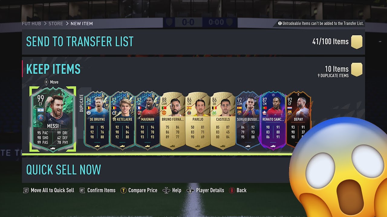 I FINALLY PACKED SHAPESHIFTER MESSI! FIFA 22 ULTIMATE TEAM