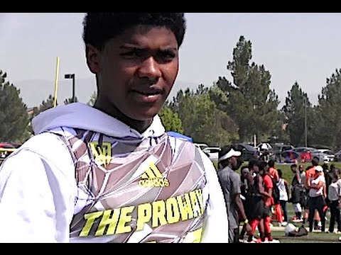 WR Keyshawn Johnson Jr (Calabasas, CA) : Passing Down 7v7 Highlights  2016