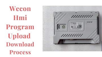 Wecon Hmi Project Upload & Download Process #Wecon Hmi